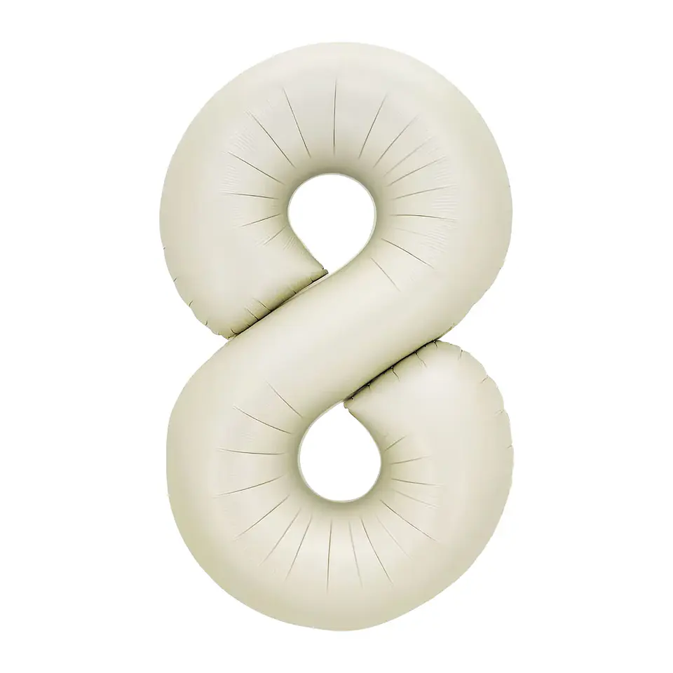 GLOBO NUMERO 8 DE 16 PULGADAS SEMPERTEX 1