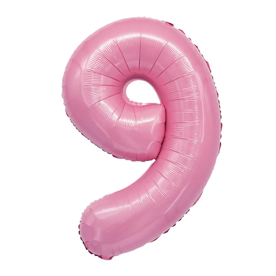 GLOBO NUMERO 9 DE 16 PULGADAS SEMPERTEX 6