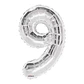 GLOBO NUMERO 9 DE 16 PULGADAS SEMPERTEX - Miniatura 5