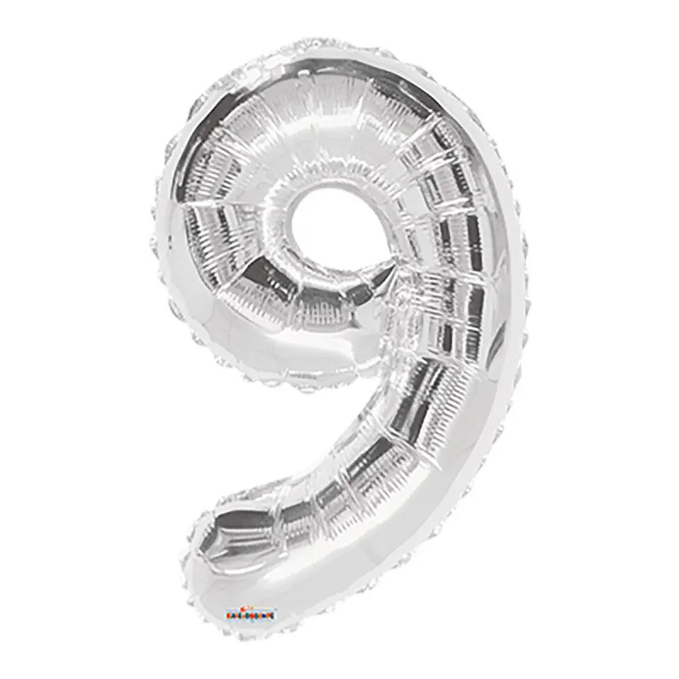 GLOBO NUMERO 9 DE 16 PULGADAS SEMPERTEX 5