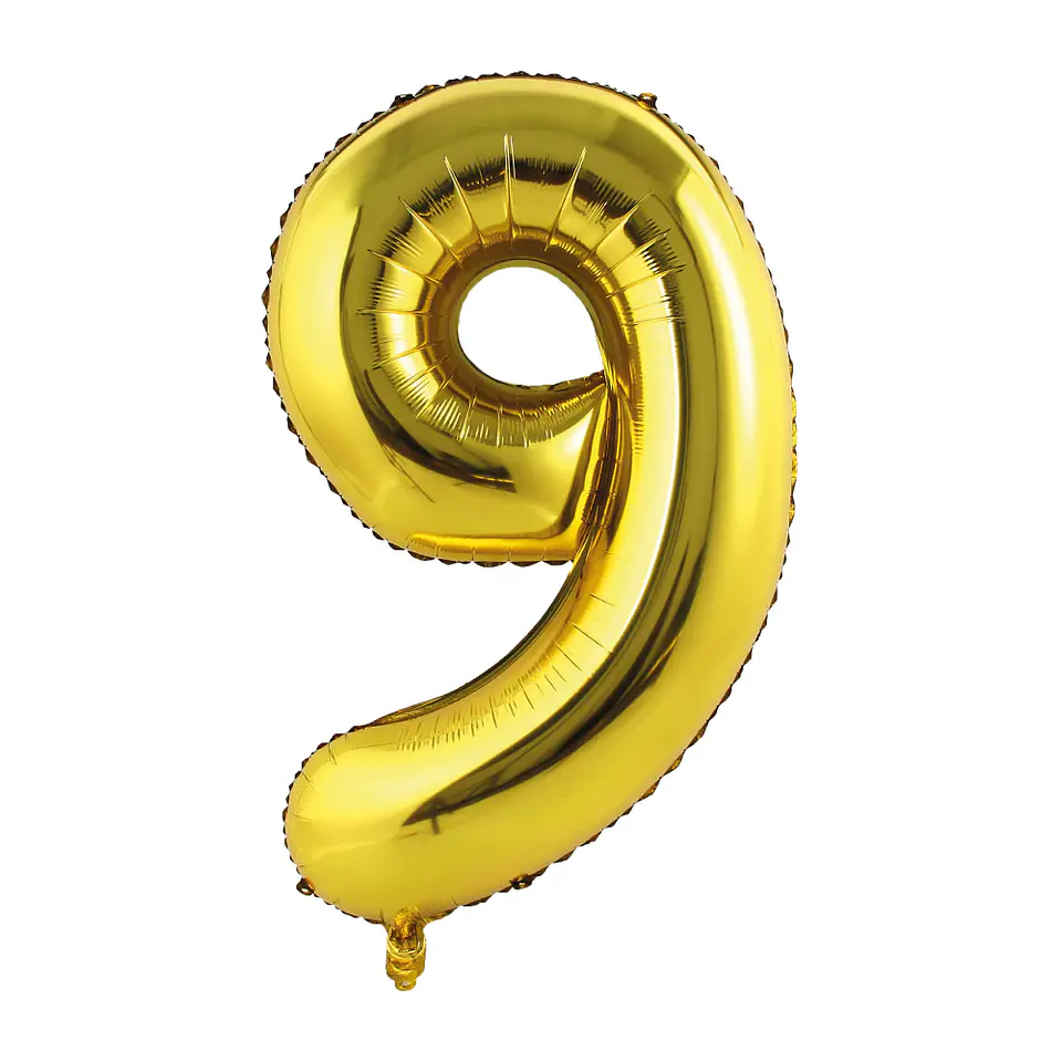 GLOBO NUMERO 9 DE 16 PULGADAS SEMPERTEX 2