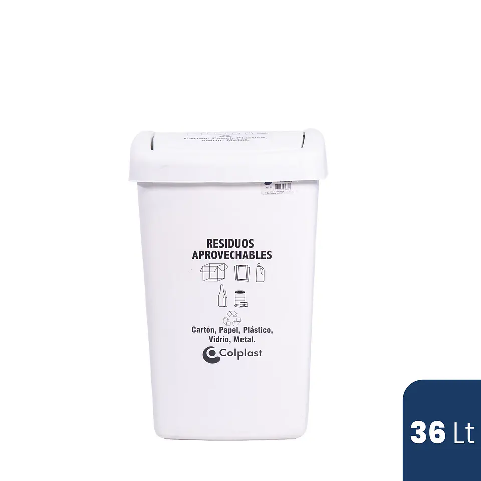 PAPELERA PLANA 36 LITROS 1
