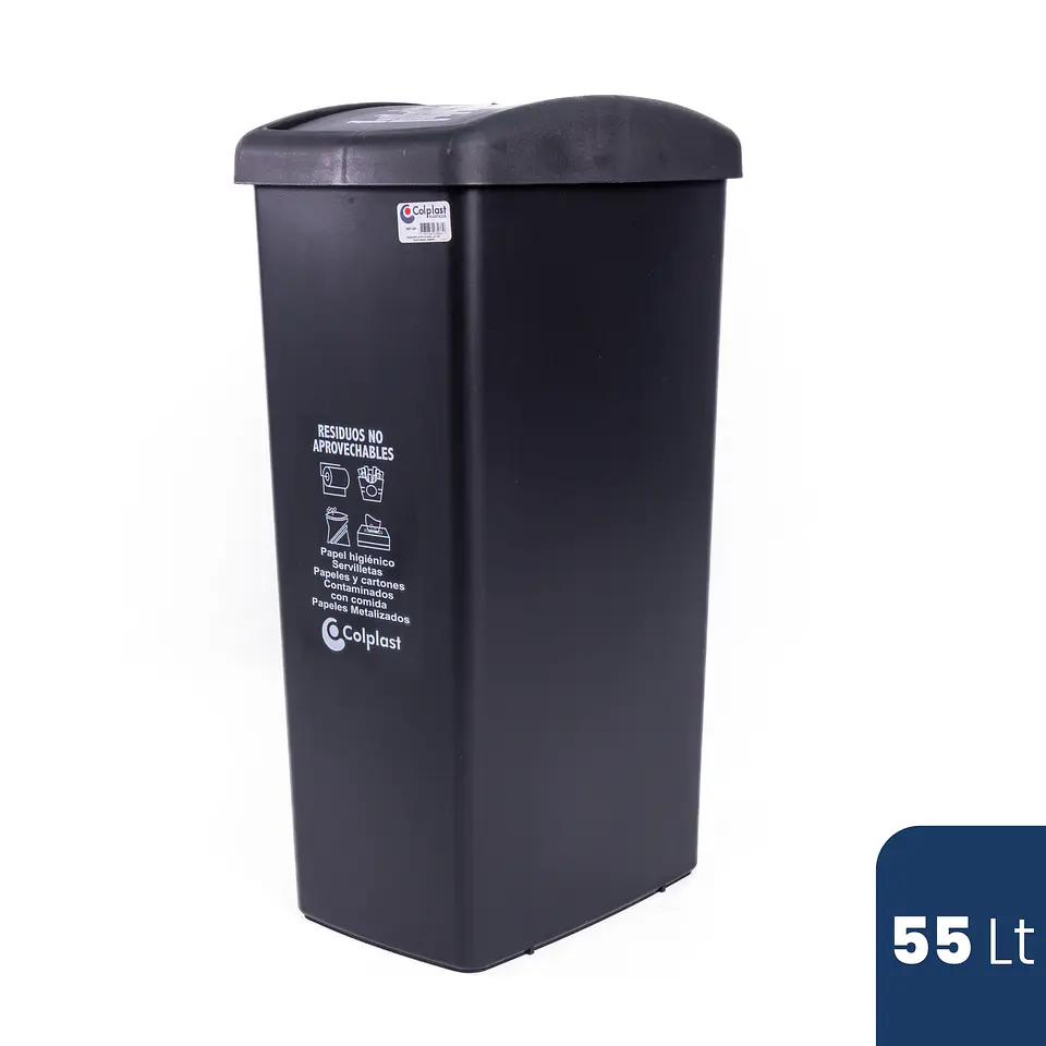 PAPELERA PLANA 55 LITROS  5