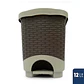 PAPELERA RATTAN PEDAL 12 LITROS - Miniatura 3