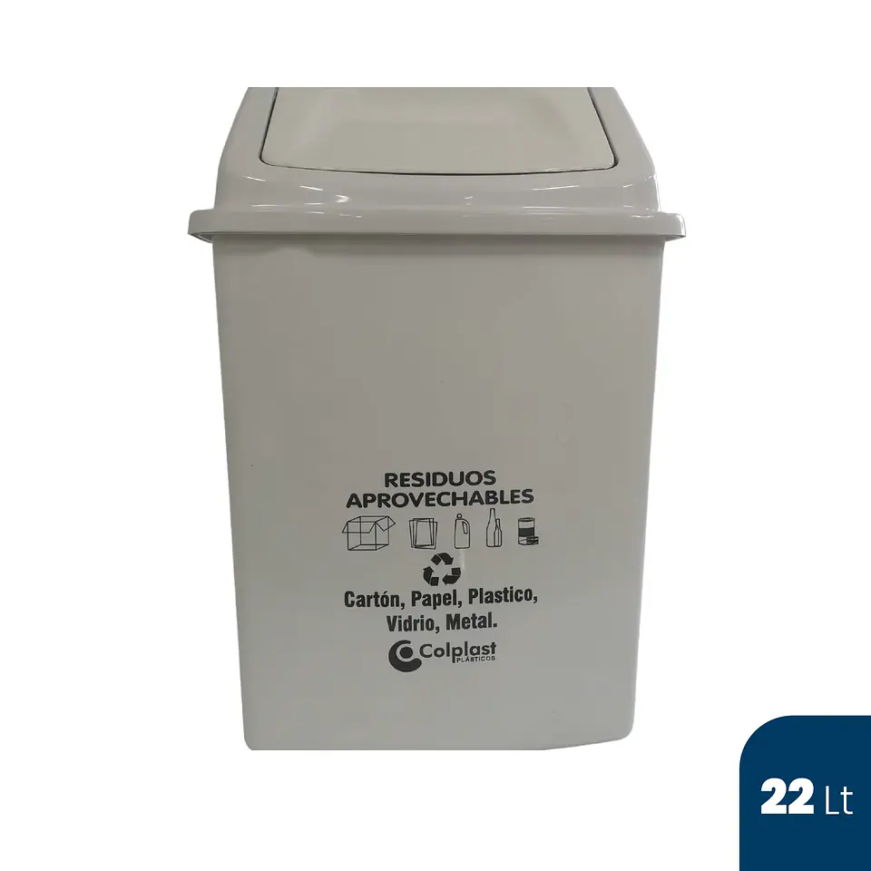 PAPELERA VAIVEN 22 LITROS 1