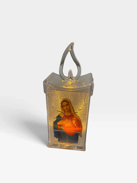 VELA CANDELABRO LUZ SANTOS RELIGIOSA