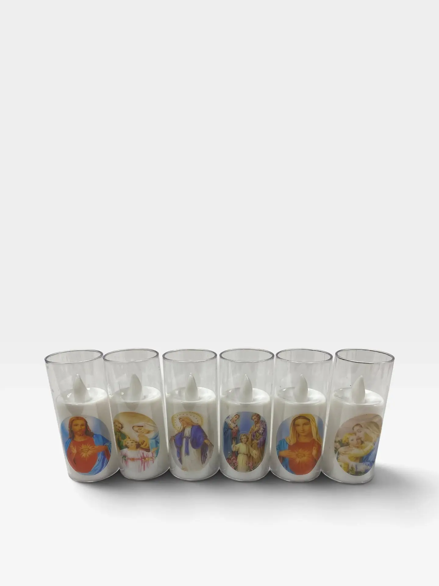 VELA CON LUZ SANTOS RELIGIOSA 2