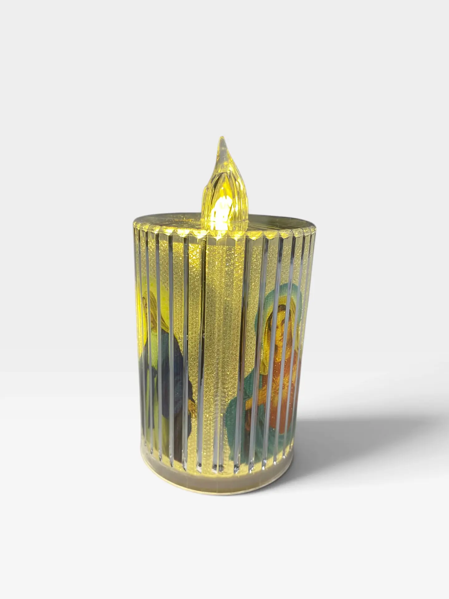 VELA CON LUZ LED CANDLE LIGHT SANTOS RELIGIOSAS 2