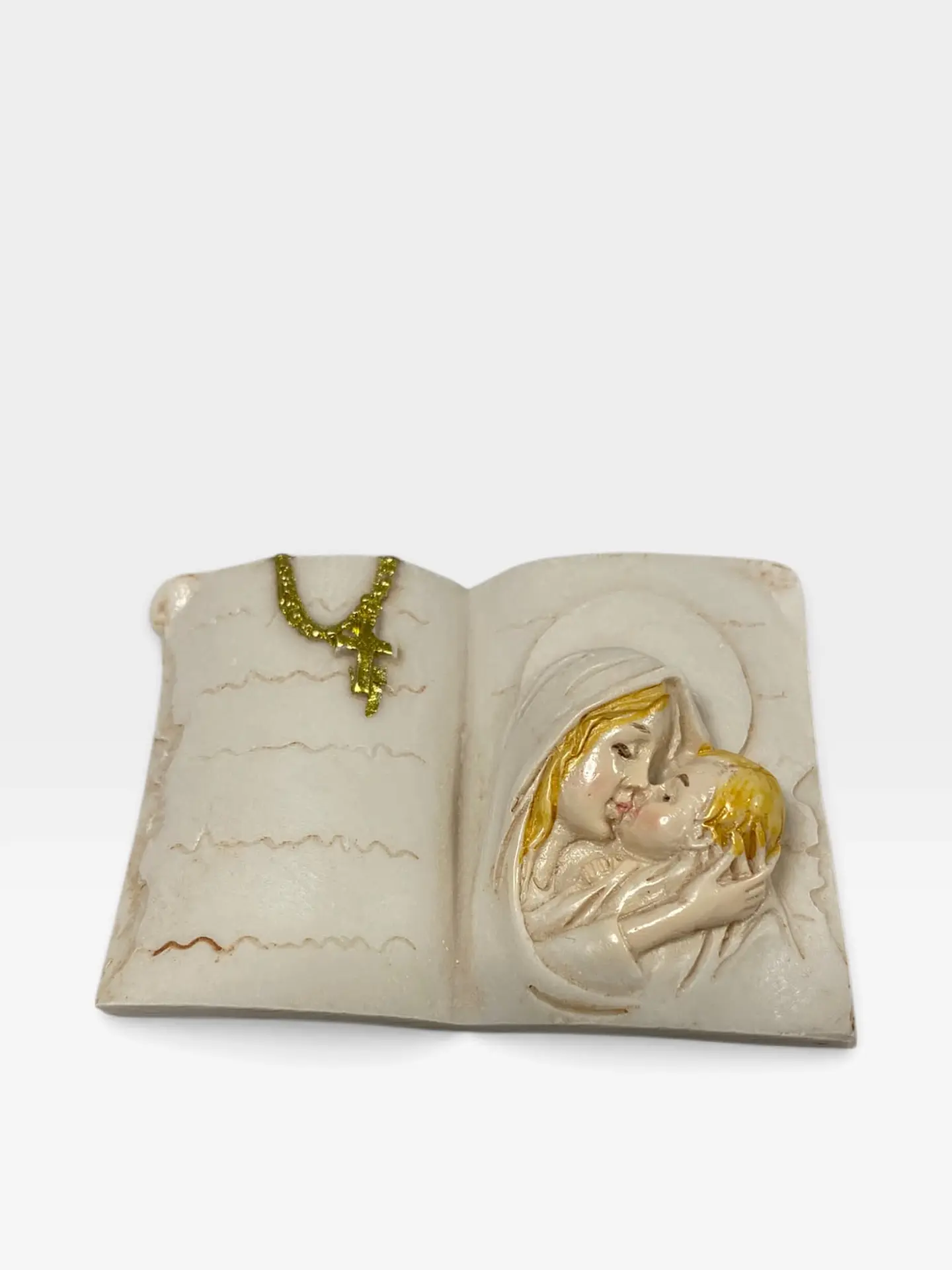 ADORNO RELIGIOSO LIBRO VIRGEN 2