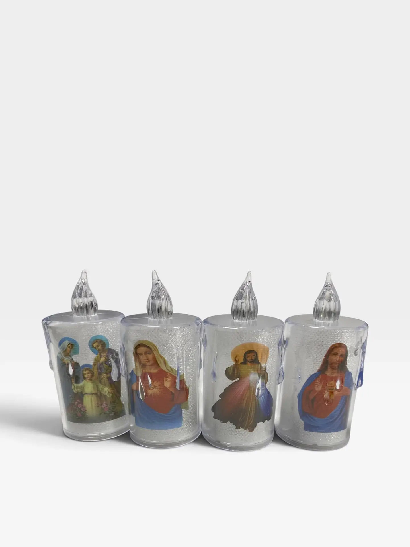 VELA CON LUZ SANTOS RELIGIOSA 2