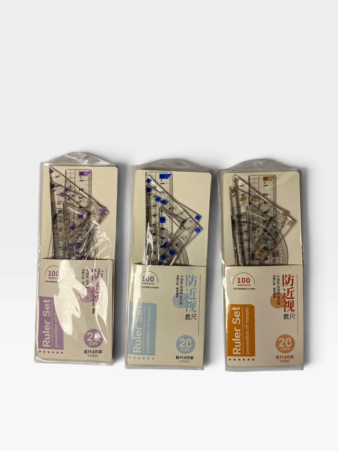  JUEGO GEOMETRICO*4 TRANSPARENTE 2