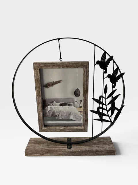 PORTARETRATO MADERA VIDRIO
