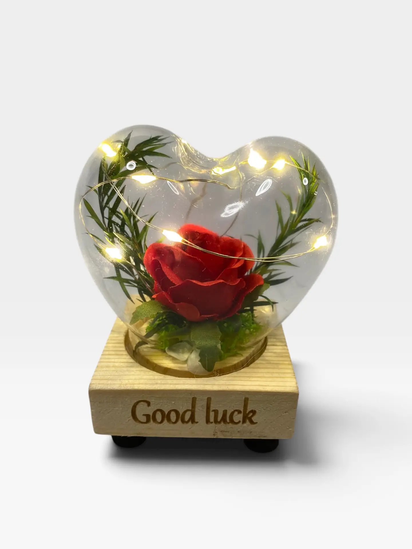 ROSA CON CUPULA CORAZÓN 1