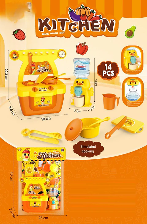 JUEEGO COCINA Y DISPENSADOR DE AGUA
