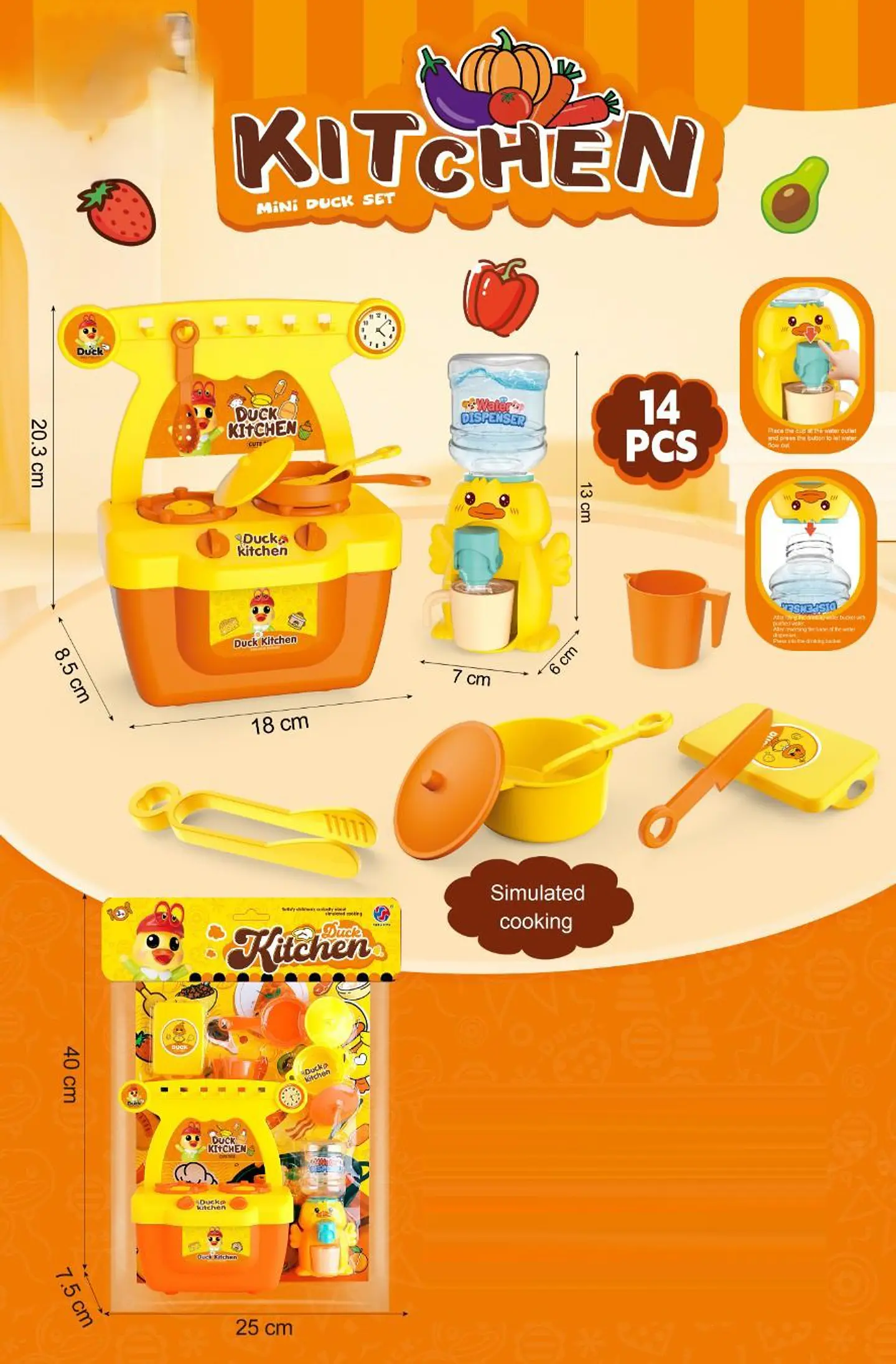 JUEEGO COCINA Y DISPENSADOR DE AGUA 1