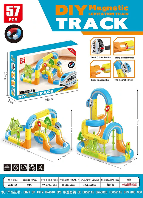 PISTA MAGNETICA PARA ARMAR
