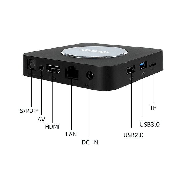 Mecool KM2 PLUS TV-BOX 4K  Negro 