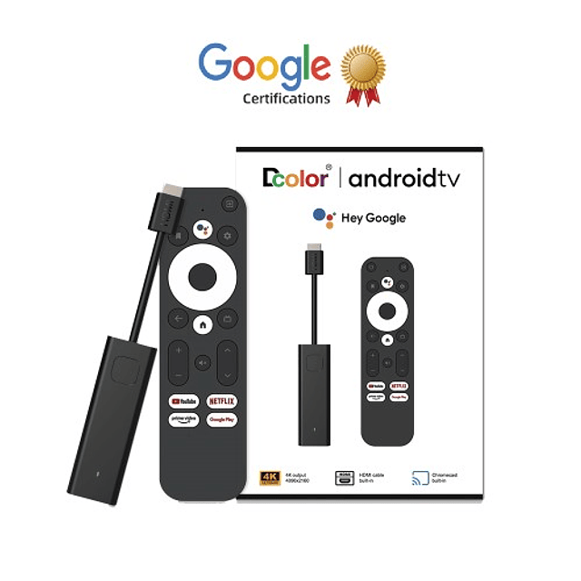 DColor GD1 tv Stick 4k Negro