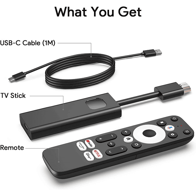 DColor GD1 tv Stick 4k Negro