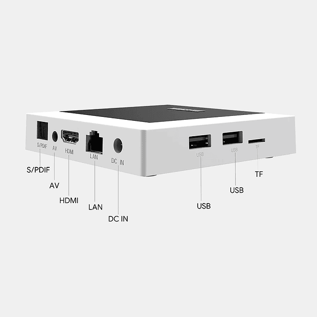 Tv Box KM7 PLUS 4K  -Blanco/Negro             