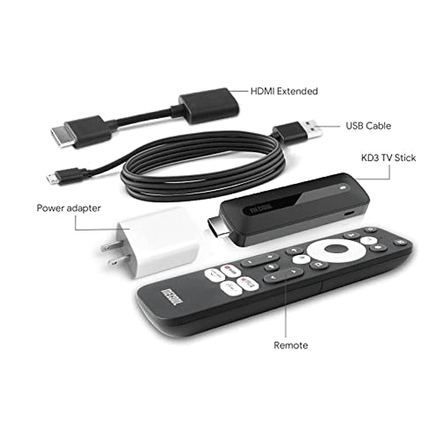 Mecool KD3 TV Stick 4K Negro