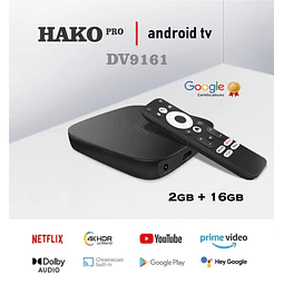Hako Pro Smart TV-BOX 4K  Negro
