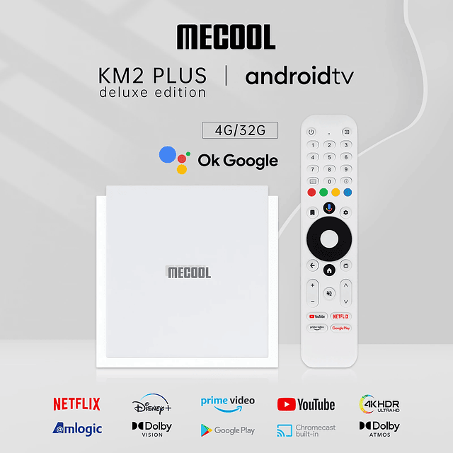 KM2 Plus Deluxe 4k  -Blanco 