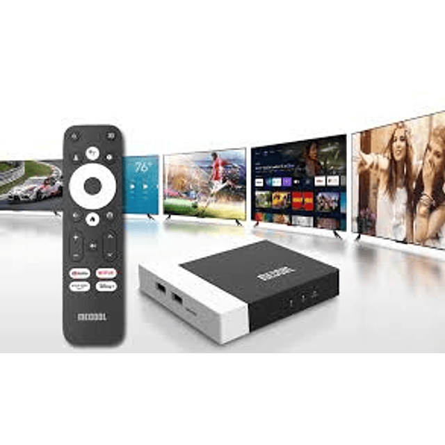 Tv Box KM7 PLUS 4K  -Blanco/Negro             