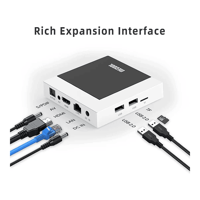 KM7 PLUS TV-BOX 4K Blanco/Negro                                                  