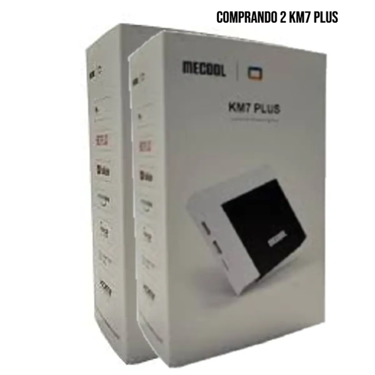 KM7 PLUS TV-BOX 4K Blanco/Negro