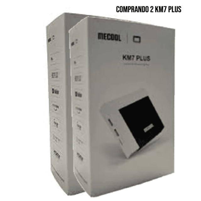 KM7 PLUS TV-BOX 4K Blanco/Negro                                                  