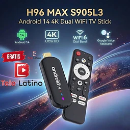 Tv Stick H96 Max- Negro