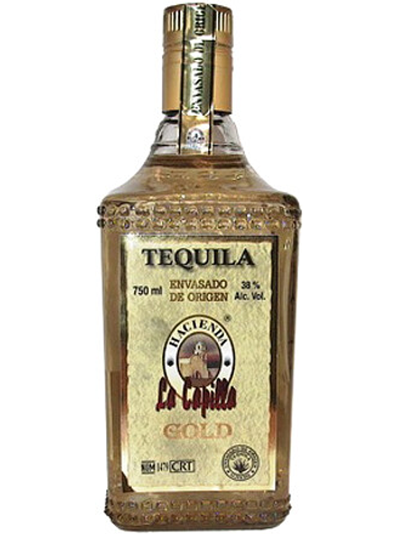 TEQUILA LA CAPILLA GOLD 50 CC (PRECIO UNICO) MINIATURA 