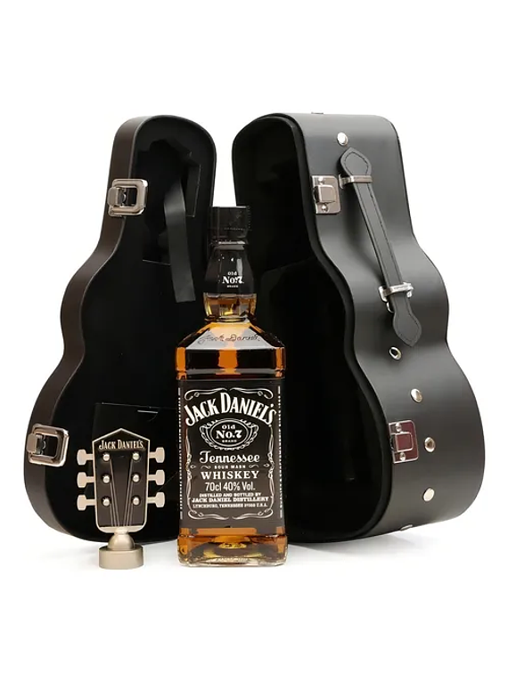 JACK DANIELS NEGRO CON ESTUCHE DE GUITARRA 700CC (PRECIO UNICO)