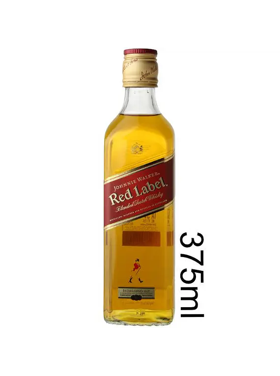 PETACON JOHNNIE WALKER RED LABEL 375 ML (DESDE 3 UNIDADES)