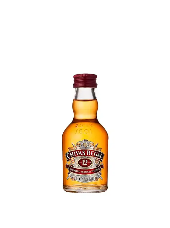 CHIVAS REGAL MINIATURA 50 CC (DESDE 6 UNIDADES)