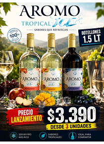 BOTELLON AROMO ICE 1.5 LITROS(6 UNIDADES)