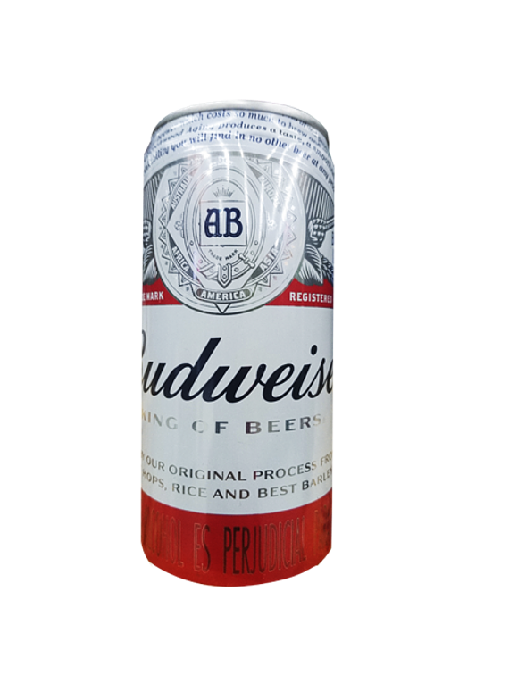 LATA BUDWEISER 473 ML X DISPLAY (24 UNIDADES)