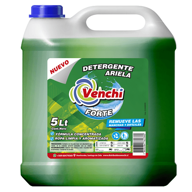 Detergente Biodegradable Liquido Forte 5 Litros