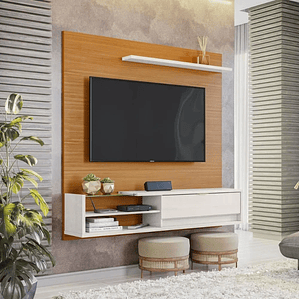 Estante Painel com Nicho 1.6 Teleisão TV 32 40 42 43 47 48 50 55 Polegadas Home Rack Suspenso Prateleira Vidro Porta Basculante Decoração Sala Quarto Retrô...