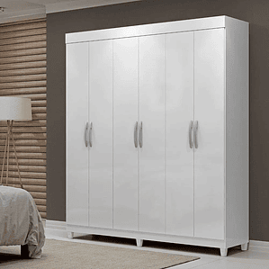 Guarda Roupa Casal 6 Portas 2 Gavetas Santarém