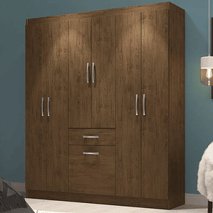 Guarda Roupa Casal 6 Portas Marbella Doripel