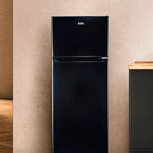 Geladeira Eos 240 Litros Duplex Preto Erv270dp 110v