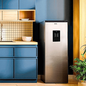Geladeira Eos 190 Litros com Dispenser de Água na Porta Inox Erv200s 220v