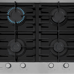 FISCHER COOKTOP À GÁS 4 BOCAS PLATINIUM MESA VIDRO PRETO 33800-92121
