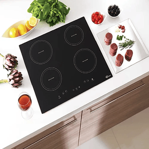 FISCHER COOKTOP DE INDUÇÃO 4 BOCAS MESA VITROCERÂMICA PRETO 220V - 25943-56251