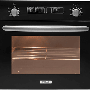 Forno De Embutir À Gás Stelar Napoli De 46 Litros Preto 127v