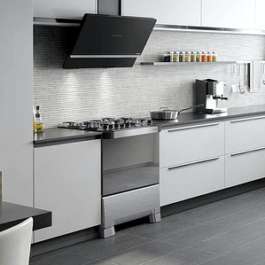 Fogão Mueller 5 bocas Decorato Vetro Inox com timer