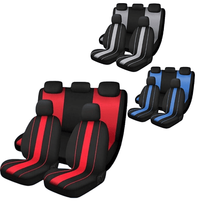 Set Funda Universal de Asiento Para Auto, Tela Anti transpirable