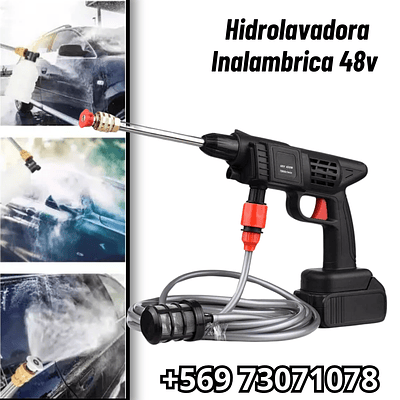 Hidrolavadora Inalambrica 48V 2 Baterías + Maleta